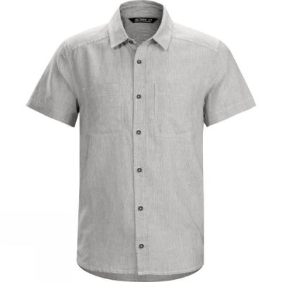 Camisa Arc'teryx Tyhee Manga Corta Hombre - Beige - Chile KBU578460